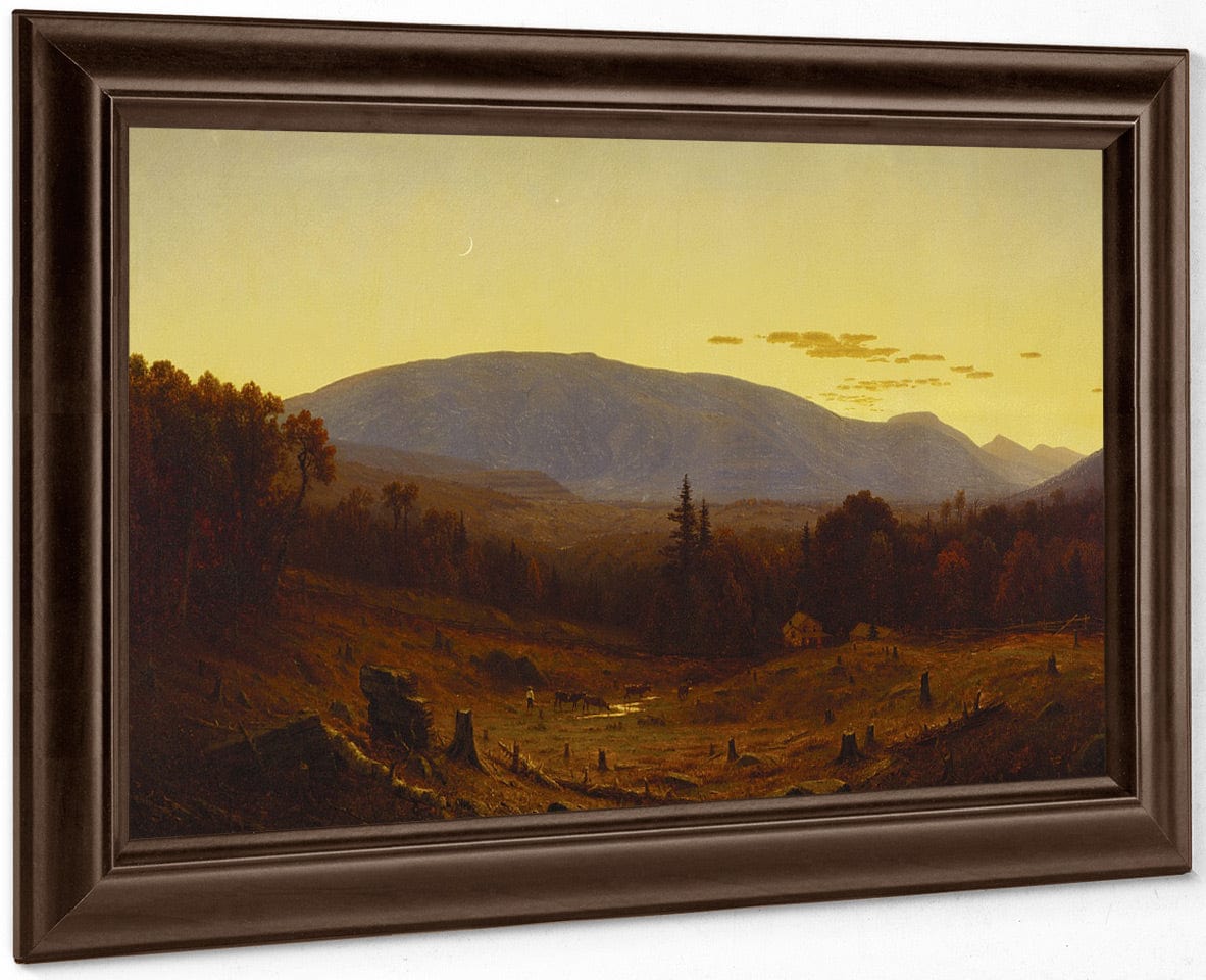 Hunter Mountain, Twilight By Sanford Robinson Gifford Fine Art Print