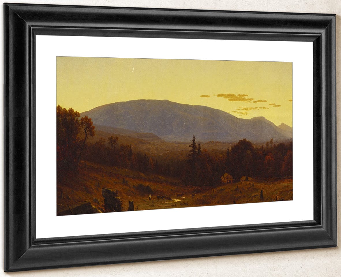 Hunter Mountain, Twilight By Sanford Robinson Gifford Fine Art Print
