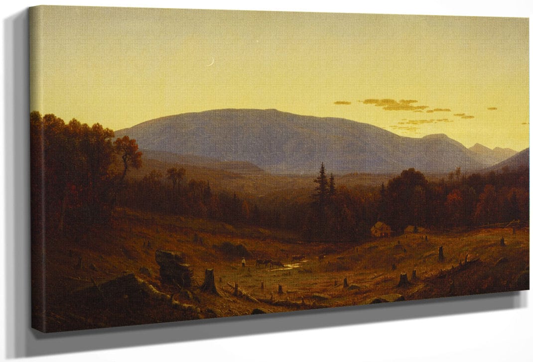 Hunter Mountain, Twilight By Sanford Robinson Gifford Fine Art Print