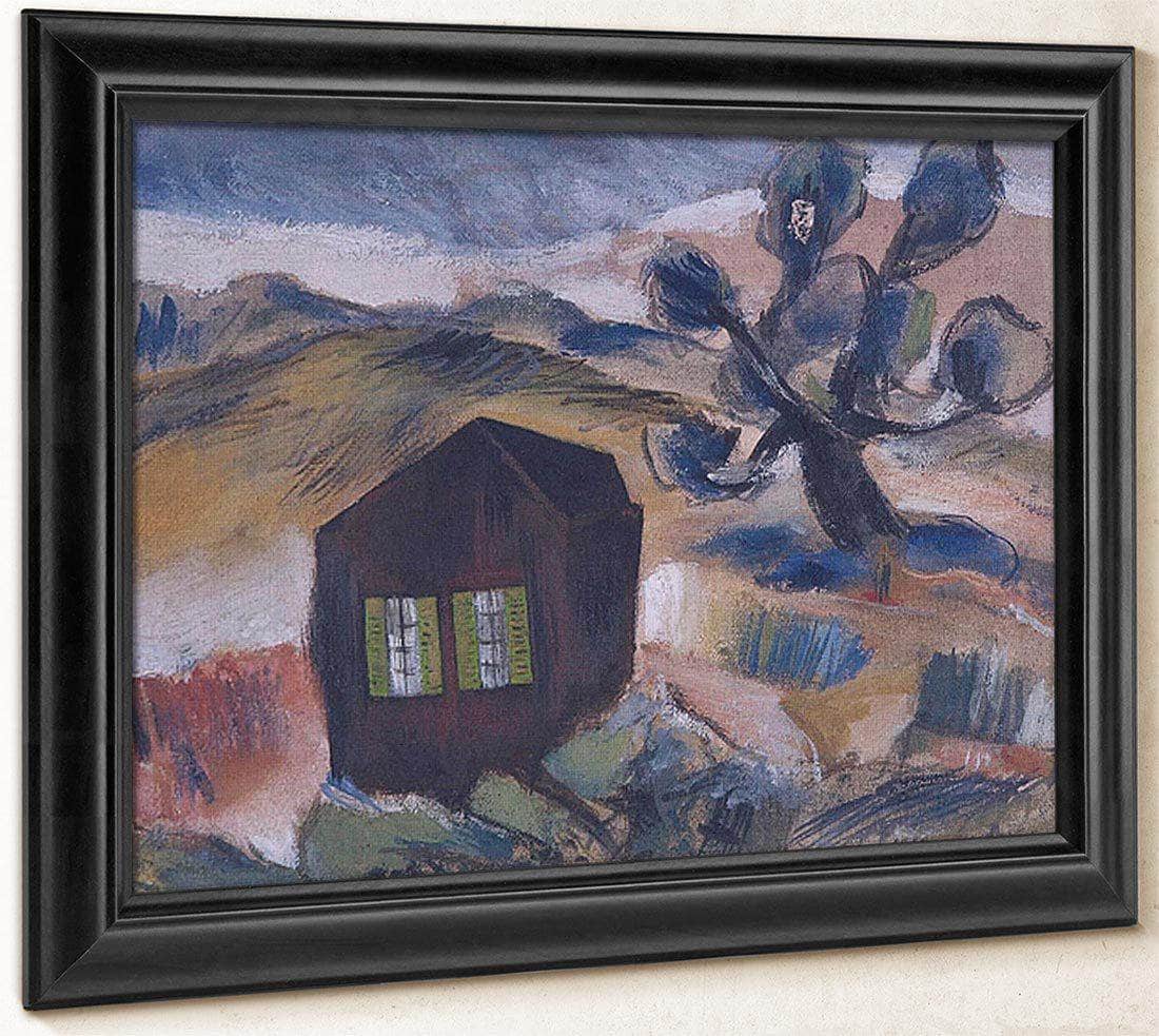 Hunter's Cabin By Walt Kuhn Fine Art Print