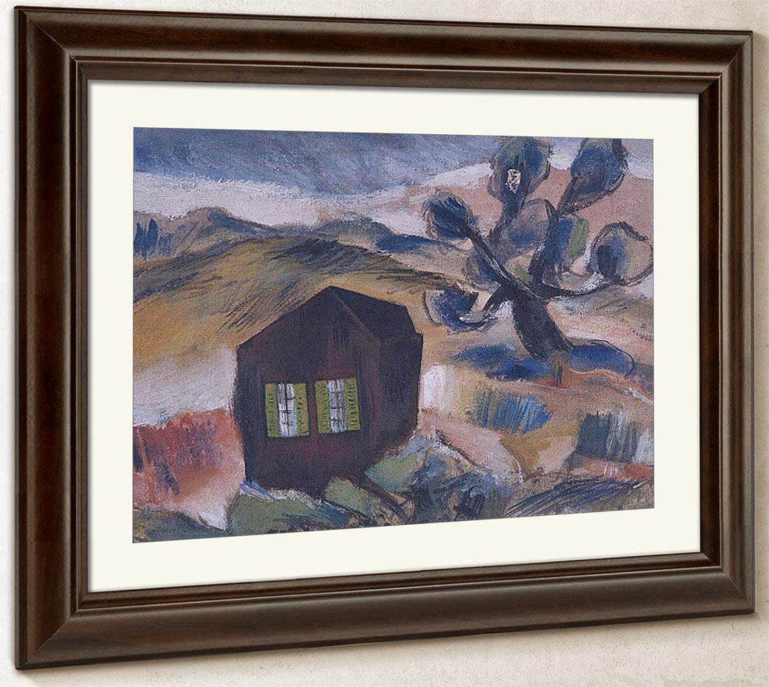 Hunter's Cabin By Walt Kuhn Fine Art Print