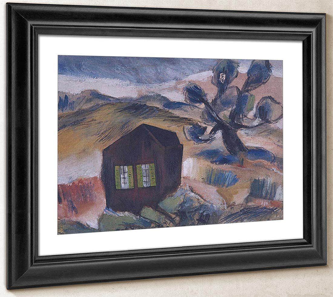 Hunter's Cabin By Walt Kuhn Fine Art Print