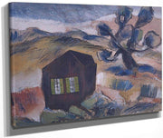 Hunter's Cabin By Walt Kuhn Fine Art Print