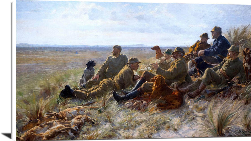 Hunters Of Skagen Painting Peder Severin Kroyer Canvas Art Fine Art Print