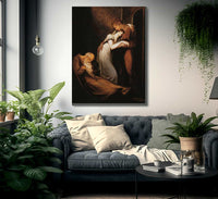 Huon And Amanda With The Dead Alphonso By Henry Fuseli Fine Art Print