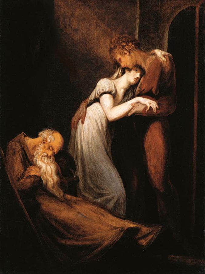 Huon And Amanda With The Dead Alphonso By Henry Fuseli Fine Art Print