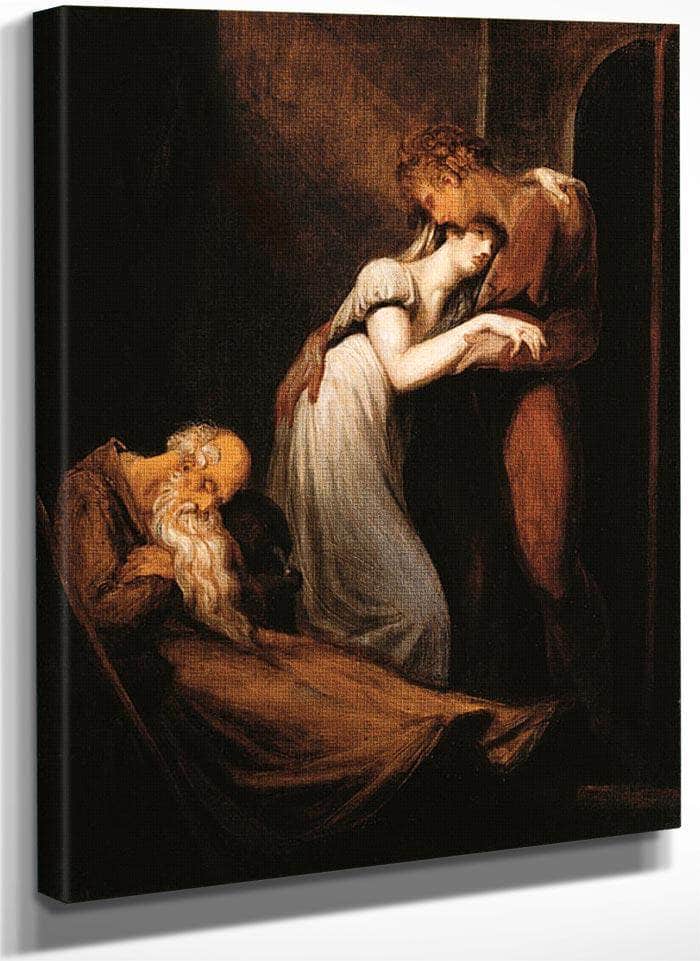 Huon And Amanda With The Dead Alphonso By Henry Fuseli Fine Art Print