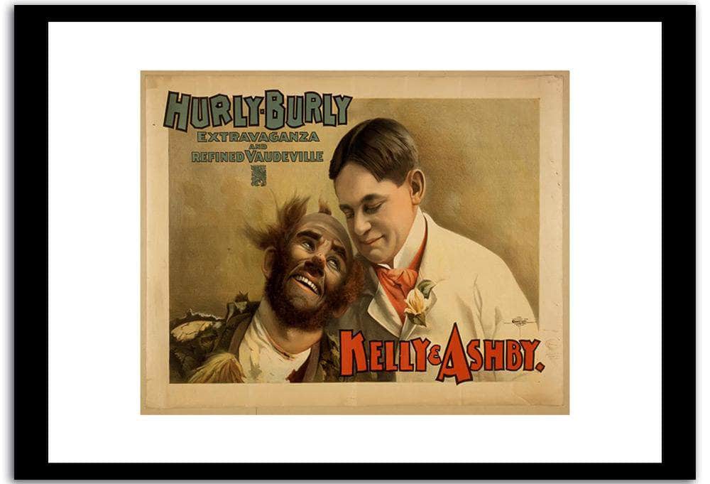 Hurly  Burly  Vintage Poster Fine Art Print