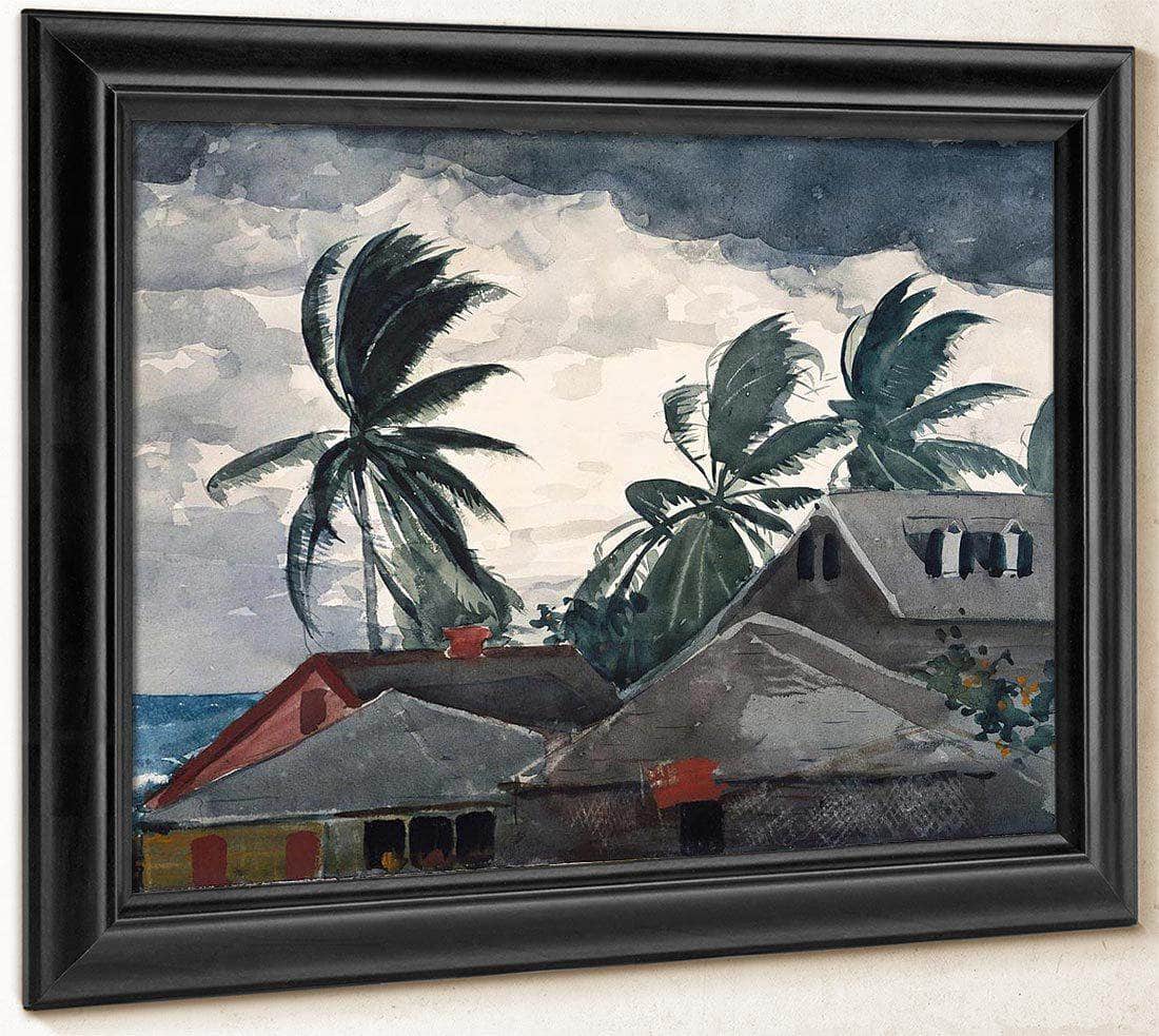 Hurricane By Bahamas By  By Winslow Homer Fine Art Print