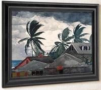 Hurricane By Bahamas By  By Winslow Homer Fine Art Print