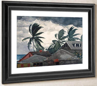Hurricane By Bahamas By  By Winslow Homer Fine Art Print