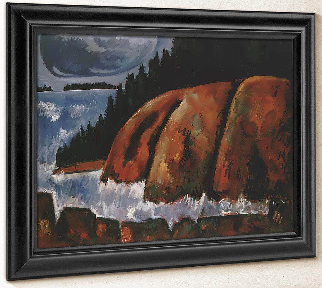 Hurricane Island Vinalhaven Maine By Marsden Hartley Fine Art Print