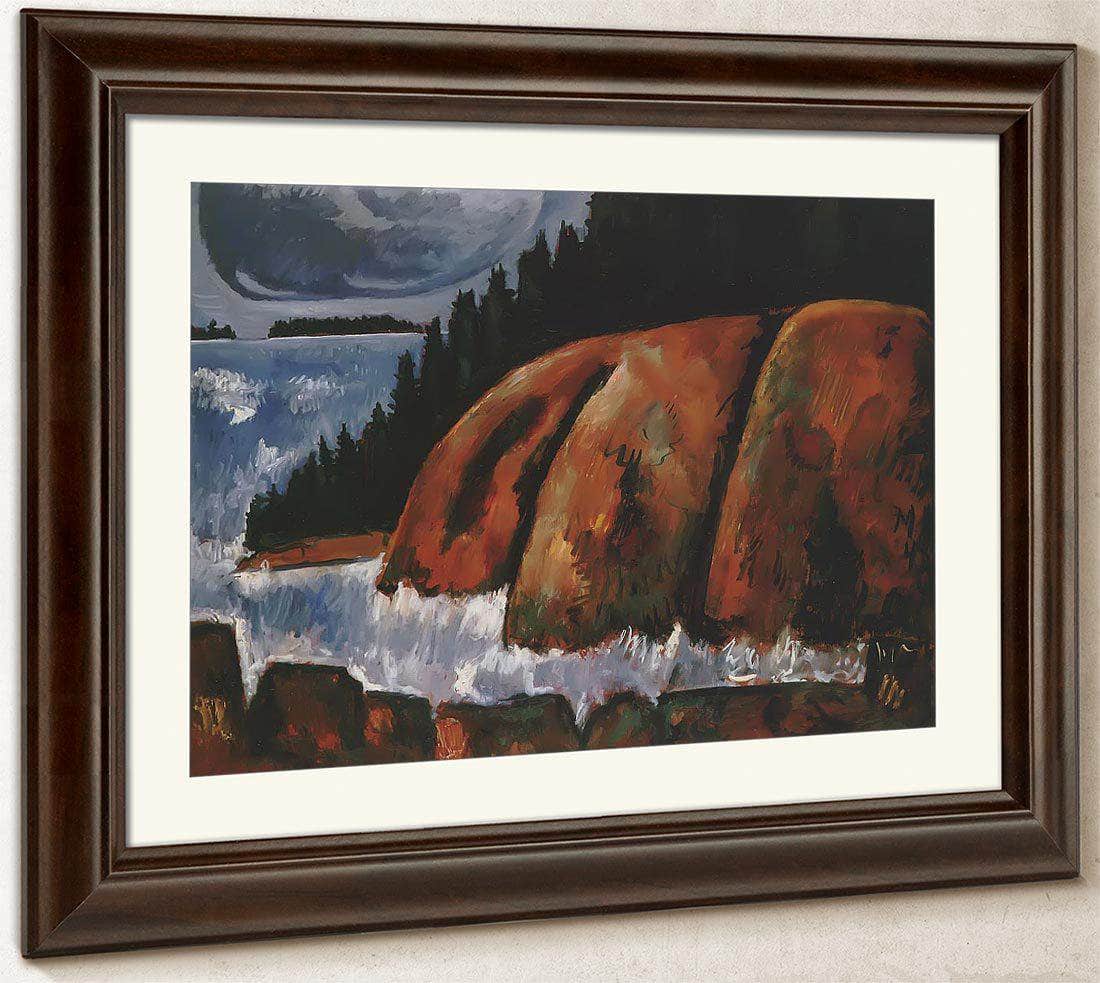 Hurricane Island Vinalhaven Maine By Marsden Hartley Fine Art Print