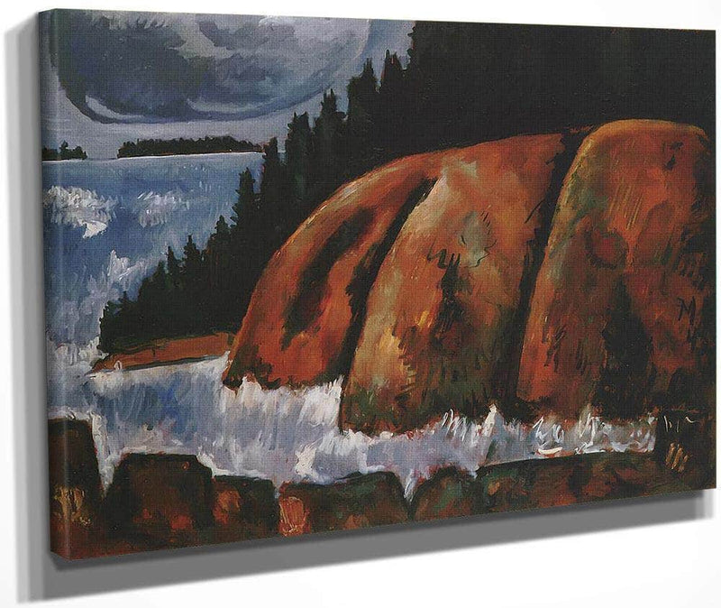 Hurricane Island Vinalhaven Maine By Marsden Hartley Fine Art Print