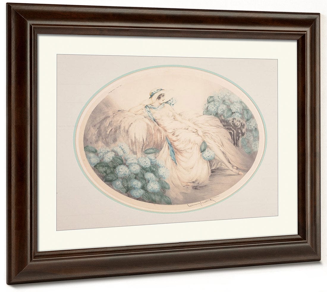 Hydrangeas 1929 By Louis Icart Fine Art Print