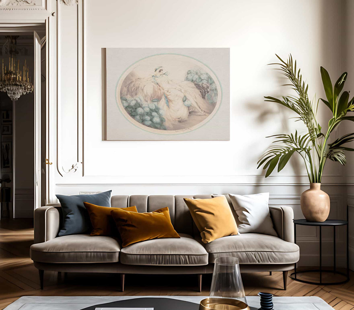 Hydrangeas 1929 By Louis Icart Fine Art Print