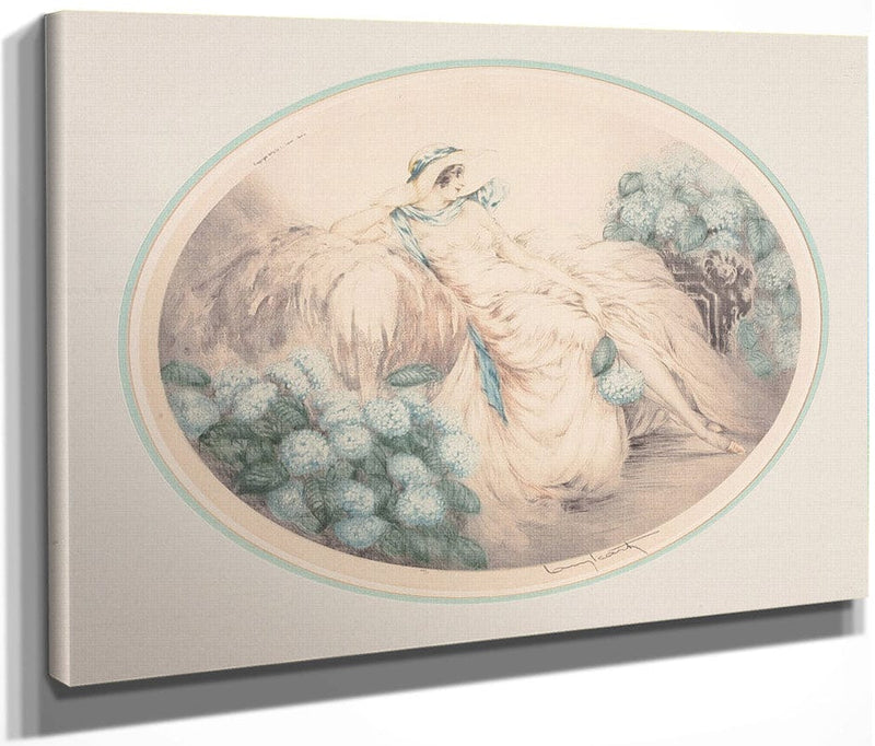 Hydrangeas 1929 By Louis Icart Fine Art Print