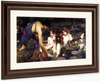 Hylas And The Nymphs By John Waterhouse. Fine Art Print