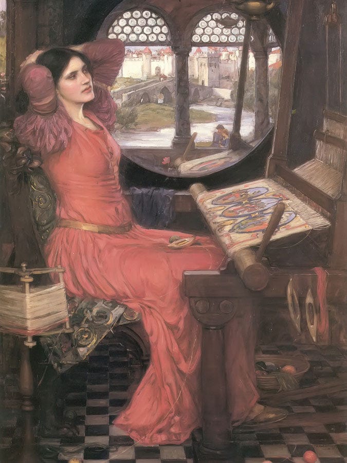 I Am Half Sick Of Shadows By John Waterhouse Fine Art Print