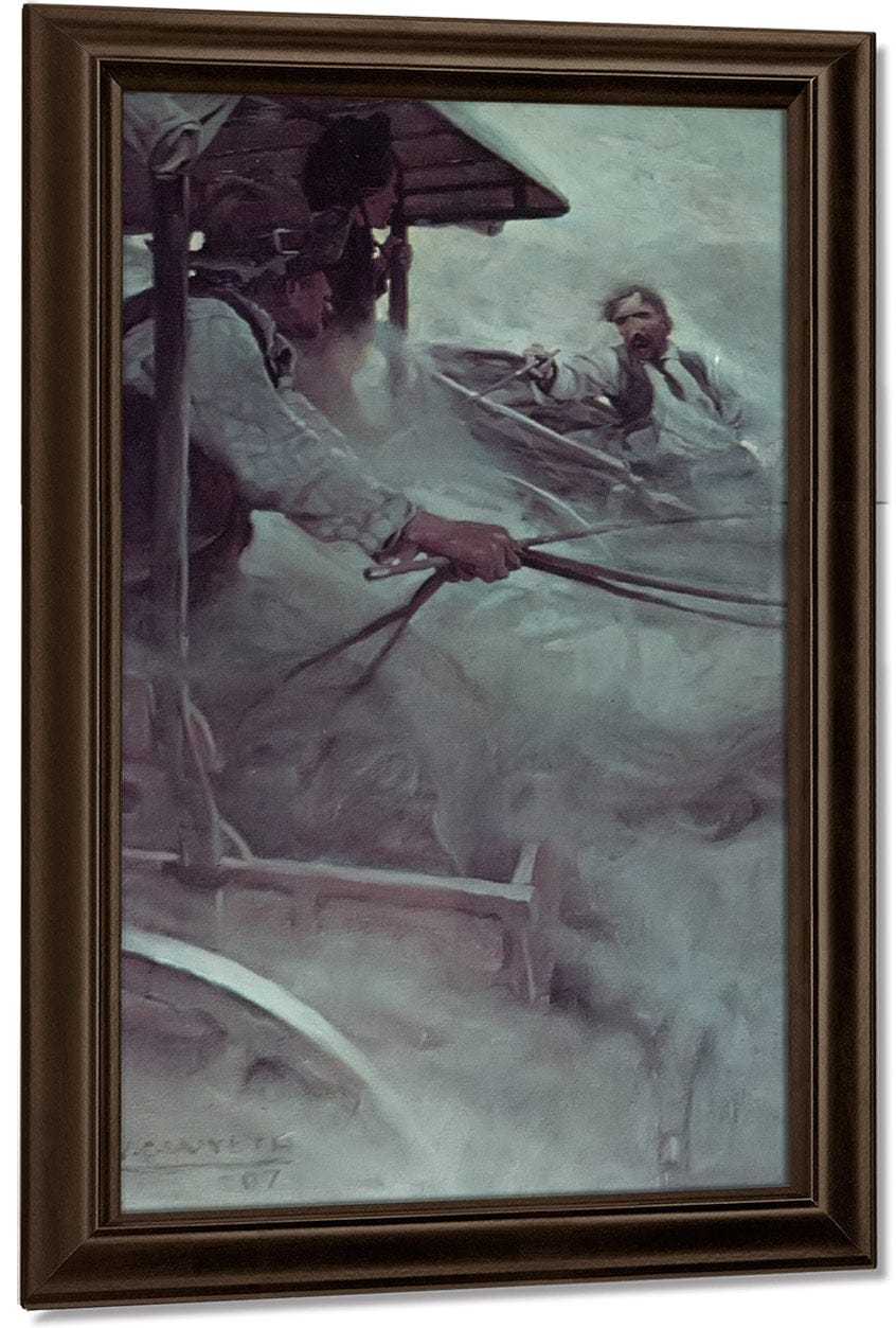 I Hearby Pronounce Yuh Man And Wife By NC Wyeth Fine Art Print