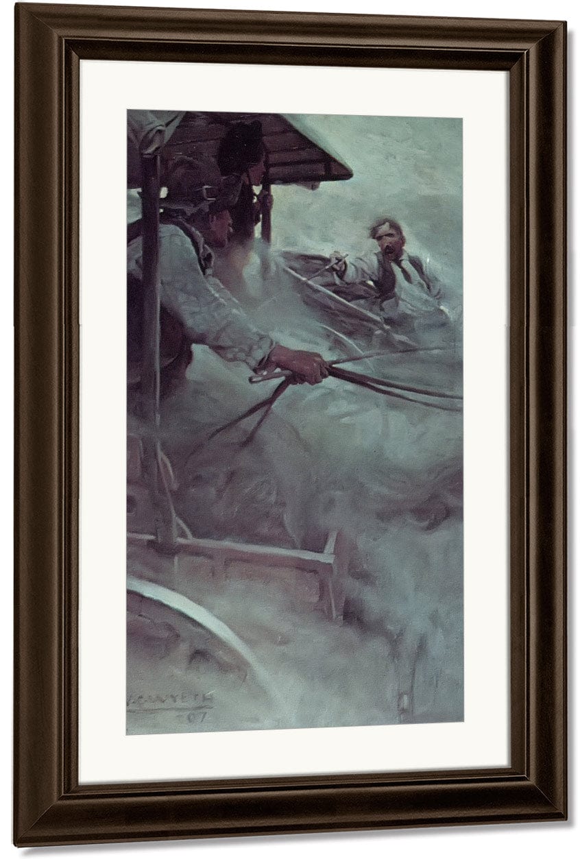 I Hearby Pronounce Yuh Man And Wife By NC Wyeth Fine Art Print