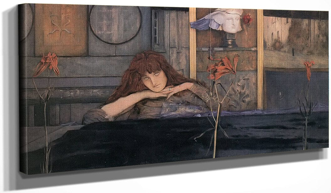 I Lock My Door Upon Myself By Fernard Khnopff Fine Art Print