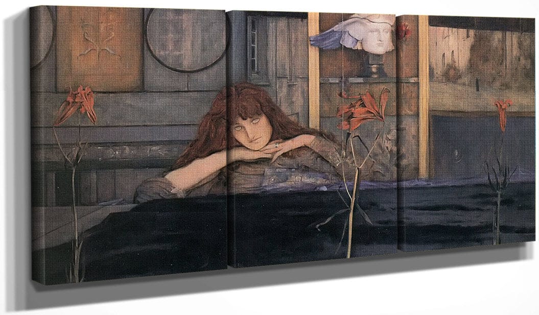 I Lock My Door Upon Myself By Fernard Khnopff Fine Art Print