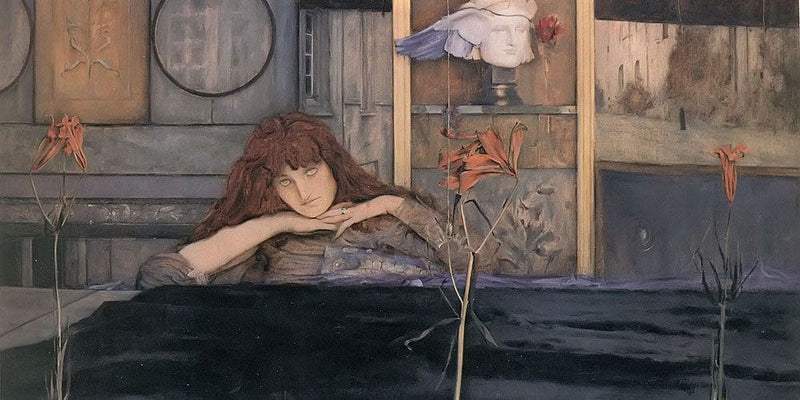 I Lock My Door Upon Myself By Fernard Khnopff Fine Art Print