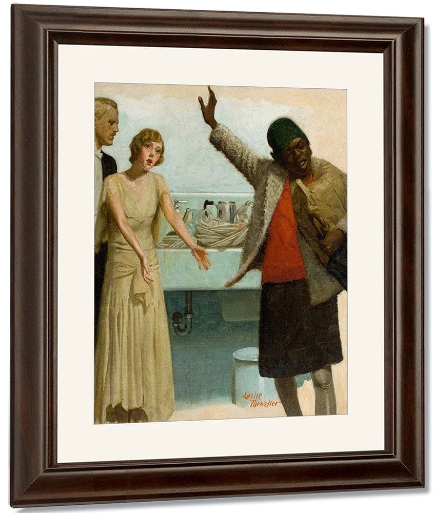 I Quit! Liberty Magazine Cover March 29 1930 By Leslie Thrasher Fine Art Print