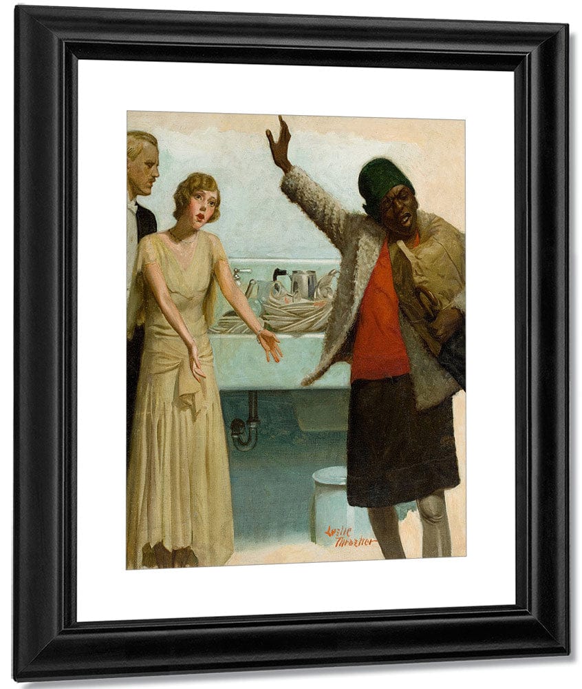 I Quit! Liberty Magazine Cover March 29 1930 By Leslie Thrasher Fine Art Print