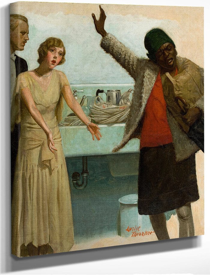 I Quit! Liberty Magazine Cover March 29 1930 By Leslie Thrasher Fine Art Print