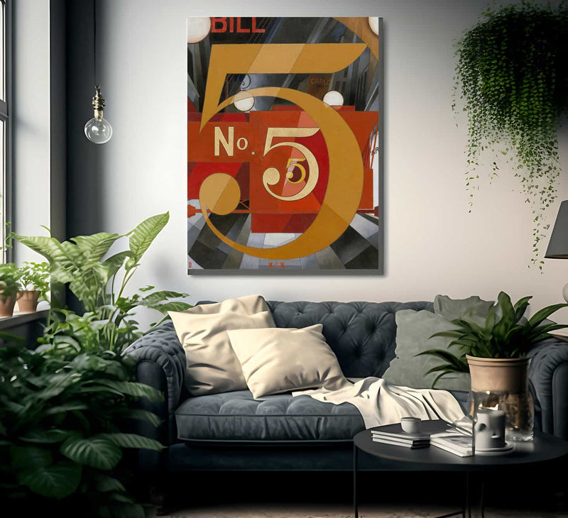 I Saw The Figure 5 In Gold By Charles Demuth Fine Art Print