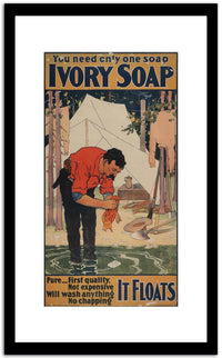 I Vory Soap  Vintage Poster Fine Art Print