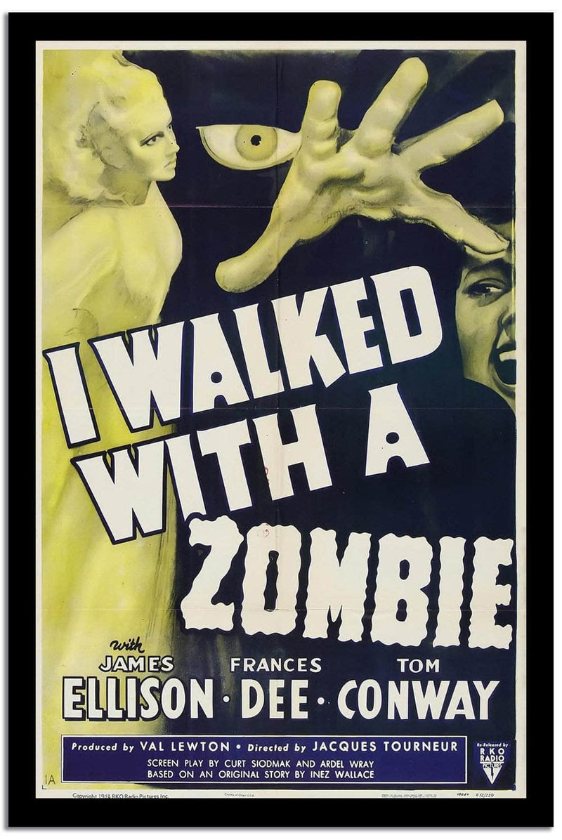 I Wanted With A Zombies  Vintage Poster Fine Art Print