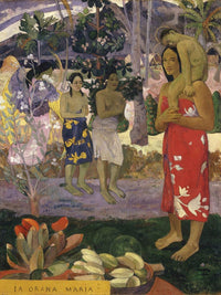 Ia Orana Maria (Hail Mary) By Eugene Henri Paul Gauguin Fine Art Print