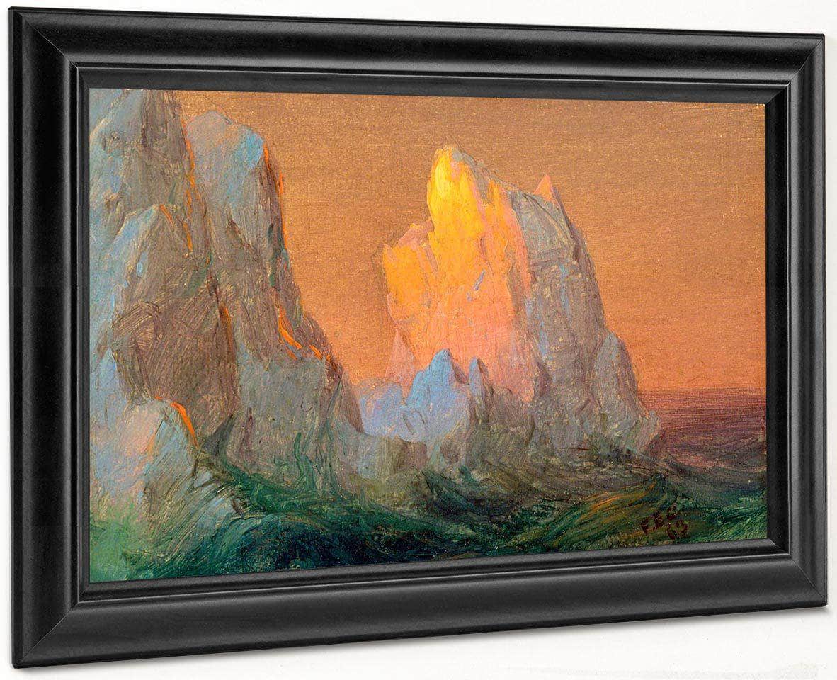Icebergs By Fredric Edwin Church Fine Art Print