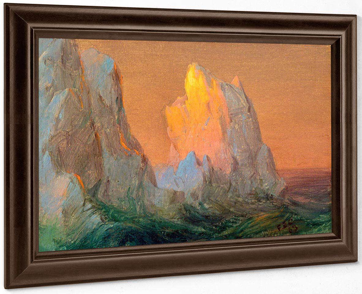 Icebergs By Fredric Edwin Church Fine Art Print