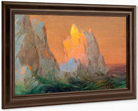 Icebergs By Fredric Edwin Church Fine Art Print