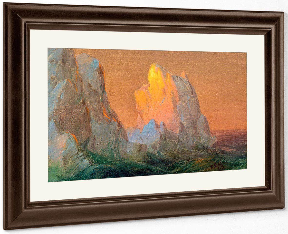 Icebergs By Fredric Edwin Church Fine Art Print