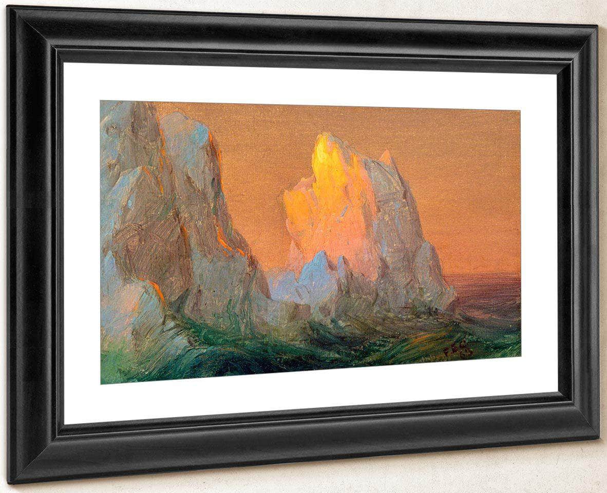 Icebergs By Fredric Edwin Church Fine Art Print