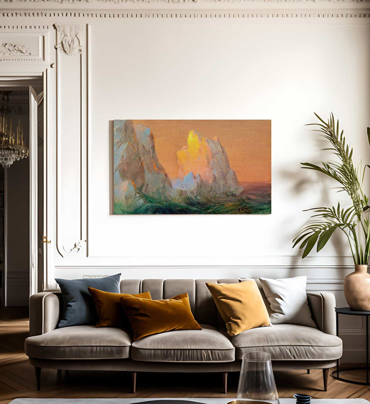 Icebergs By Fredric Edwin Church Fine Art Print