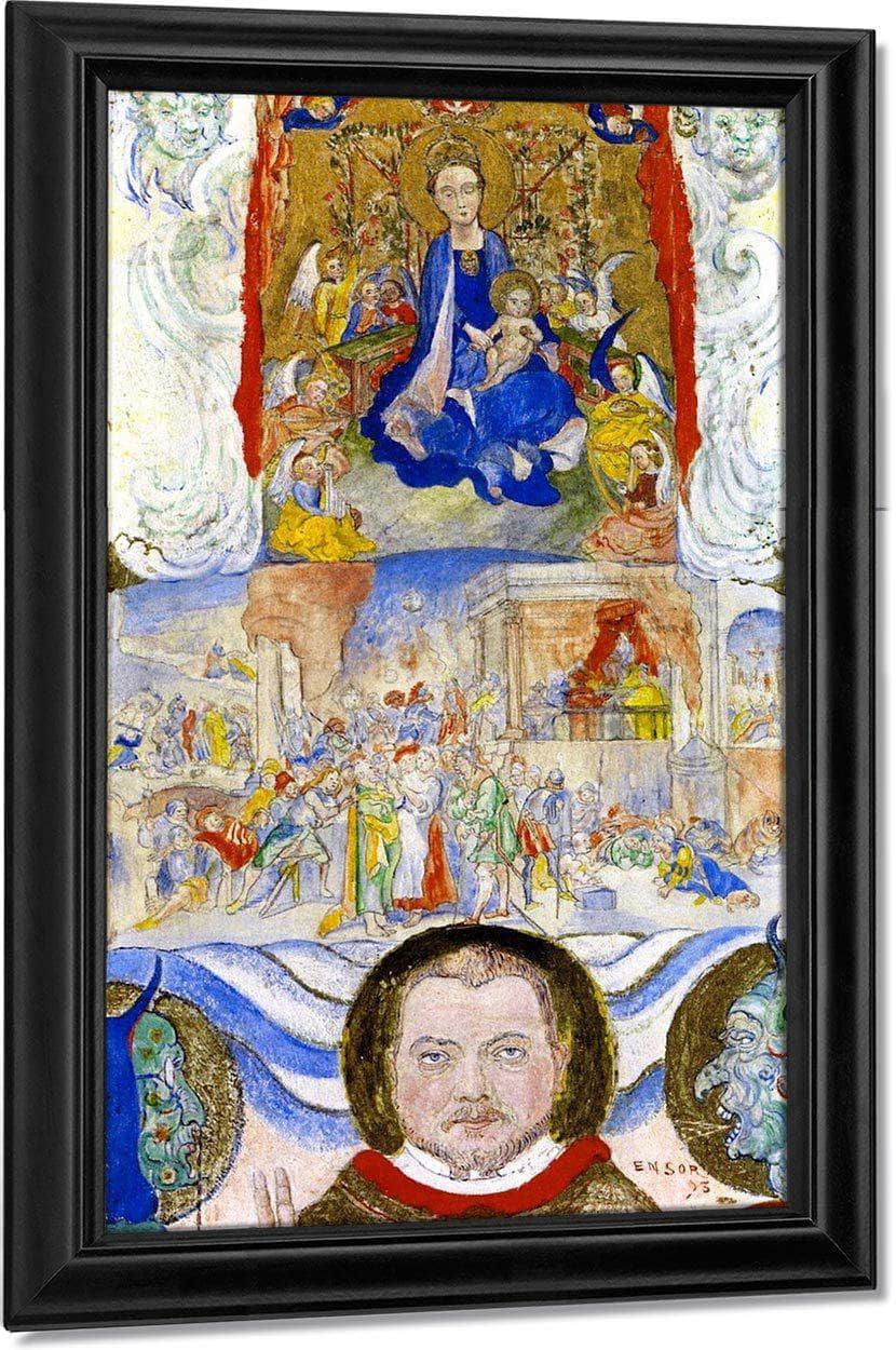 Icon By James Ensor Fine Art Print