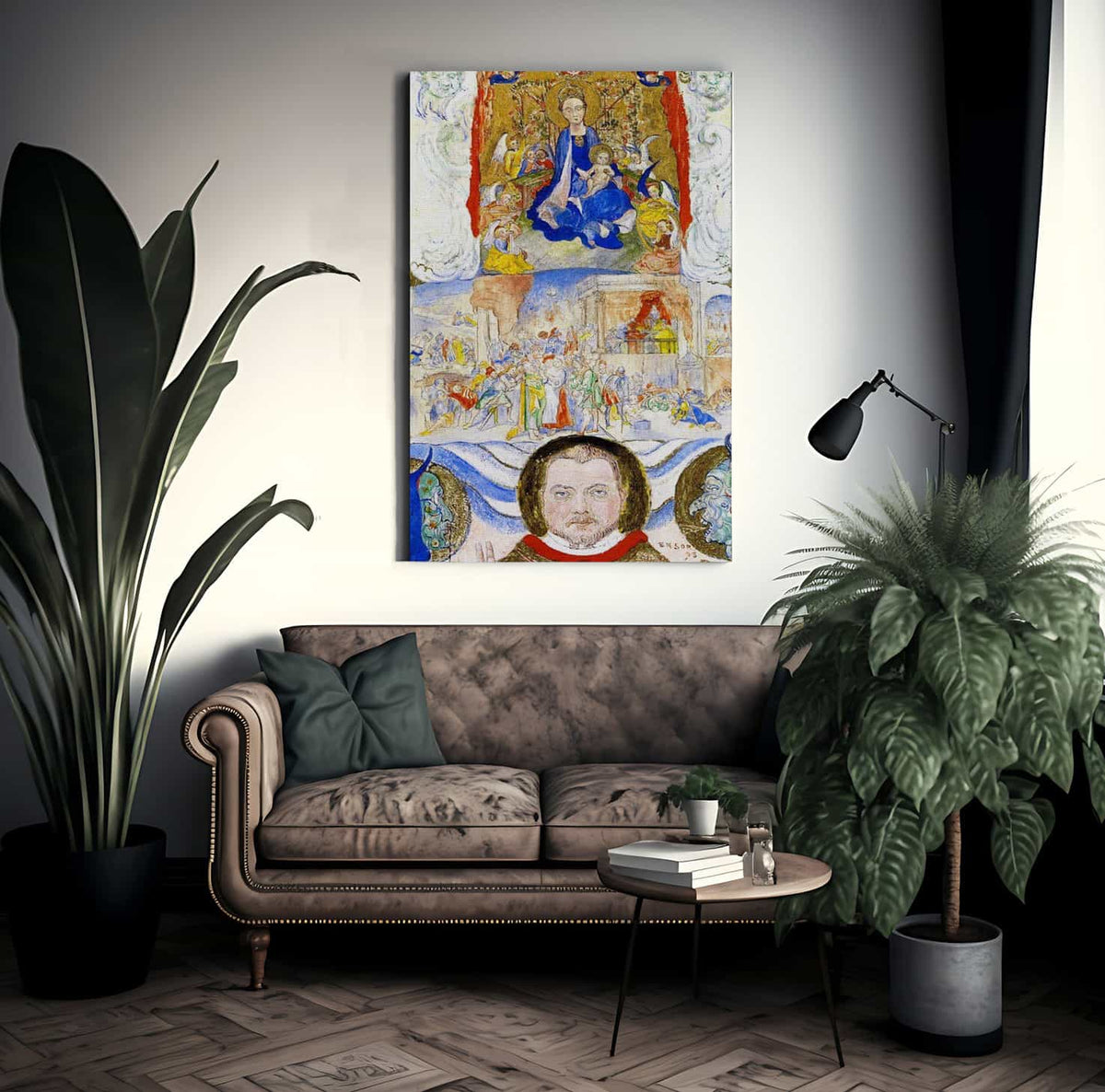 Icon By James Ensor Fine Art Print