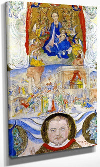 Icon By James Ensor Fine Art Print