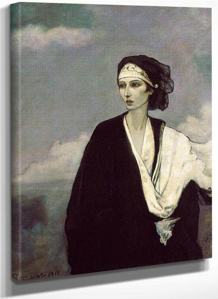 Ida Rubinstein 1917 By Romaine Brooks Fine Art Print