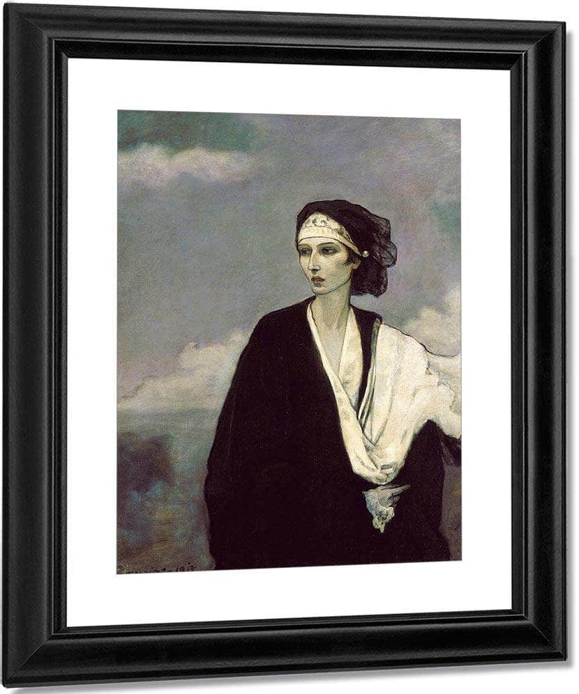 Ida Rubinstein 1917 By Romaine Brooks Fine Art Print