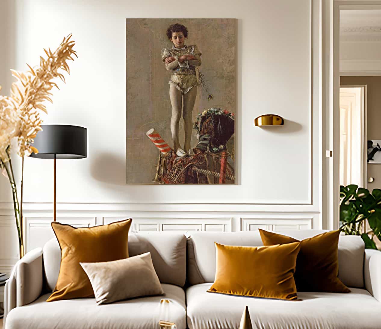 Il Saltimbanco By Antonio Mancini Fine Art Print