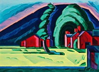 Illusion Of A Prairie New Jersey Painting Oscar Bluemner Canvas Art Fine Art Print