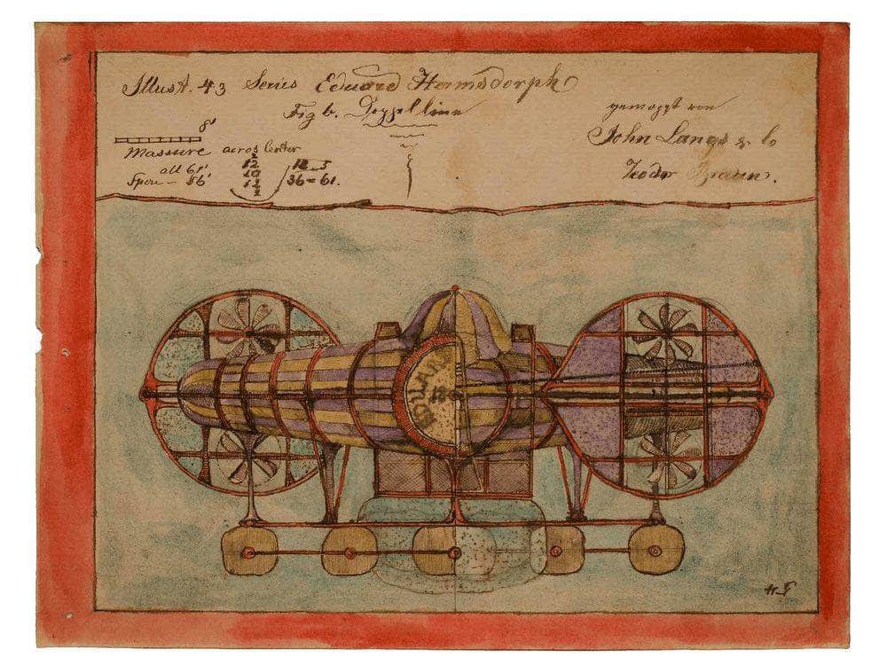 Illustration 43 Measure Across Center 1900 By Charles Dellschau Fine Art Print