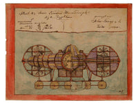 Illustration 43 Measure Across Center 1900 By Charles Dellschau Fine Art Print
